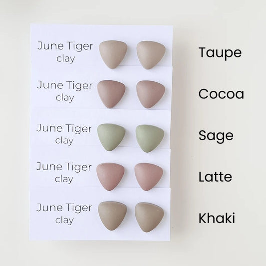 Satin Pebbles Stud Earrings