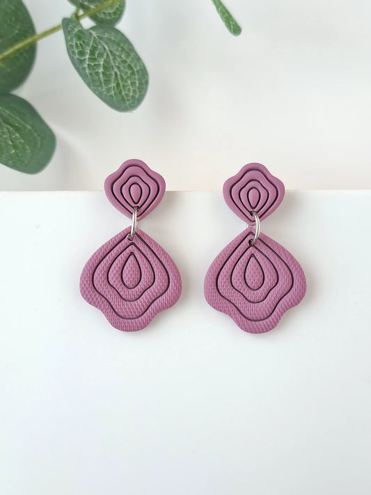Velvet Echo Dangle Earrings