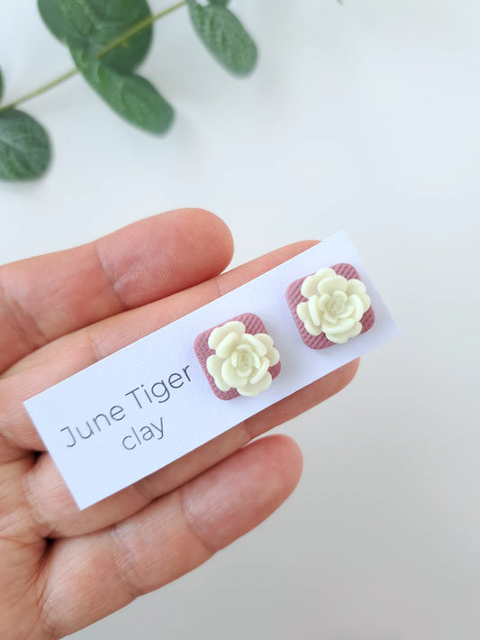 Glow in the Dark Flowers Earrings