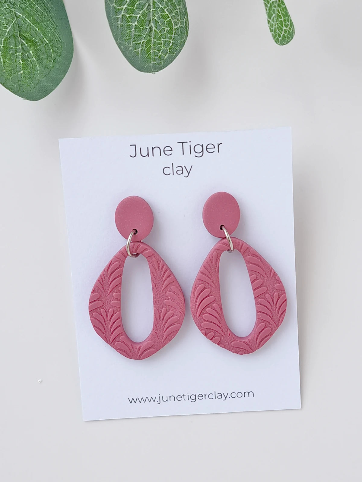 Palm Sunset Statement Earrings
