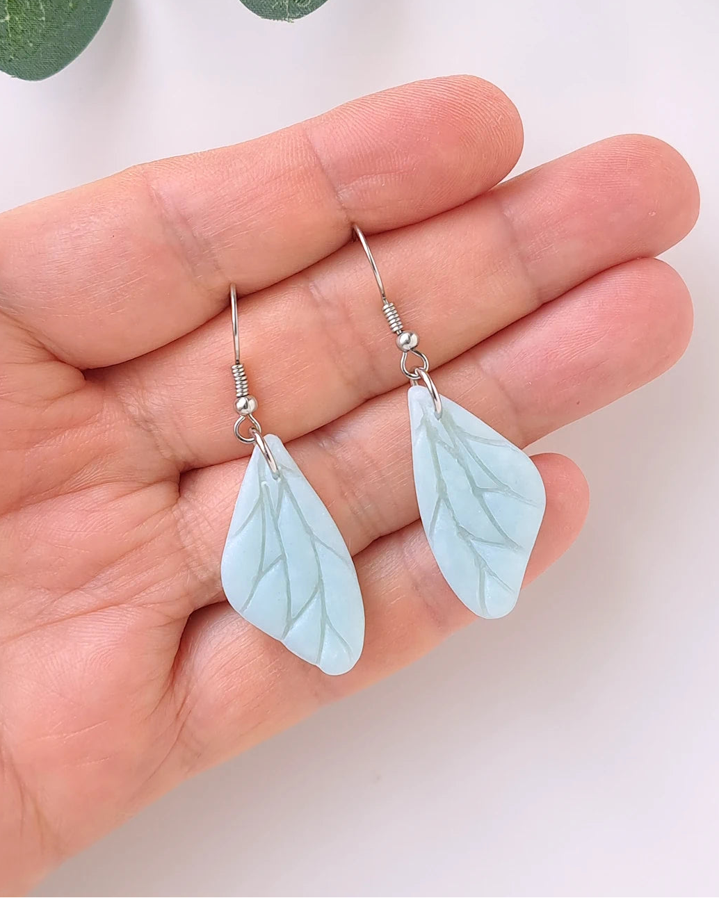Frozen Wing Earrings