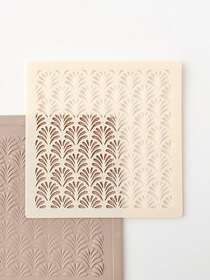 Palm Leaves 3D Stencil