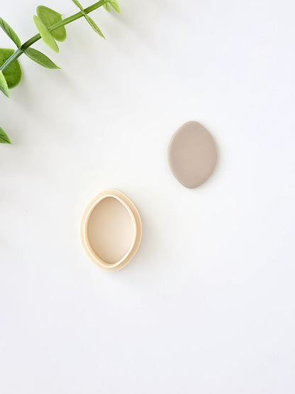 Pointed Oval Clay Cutter