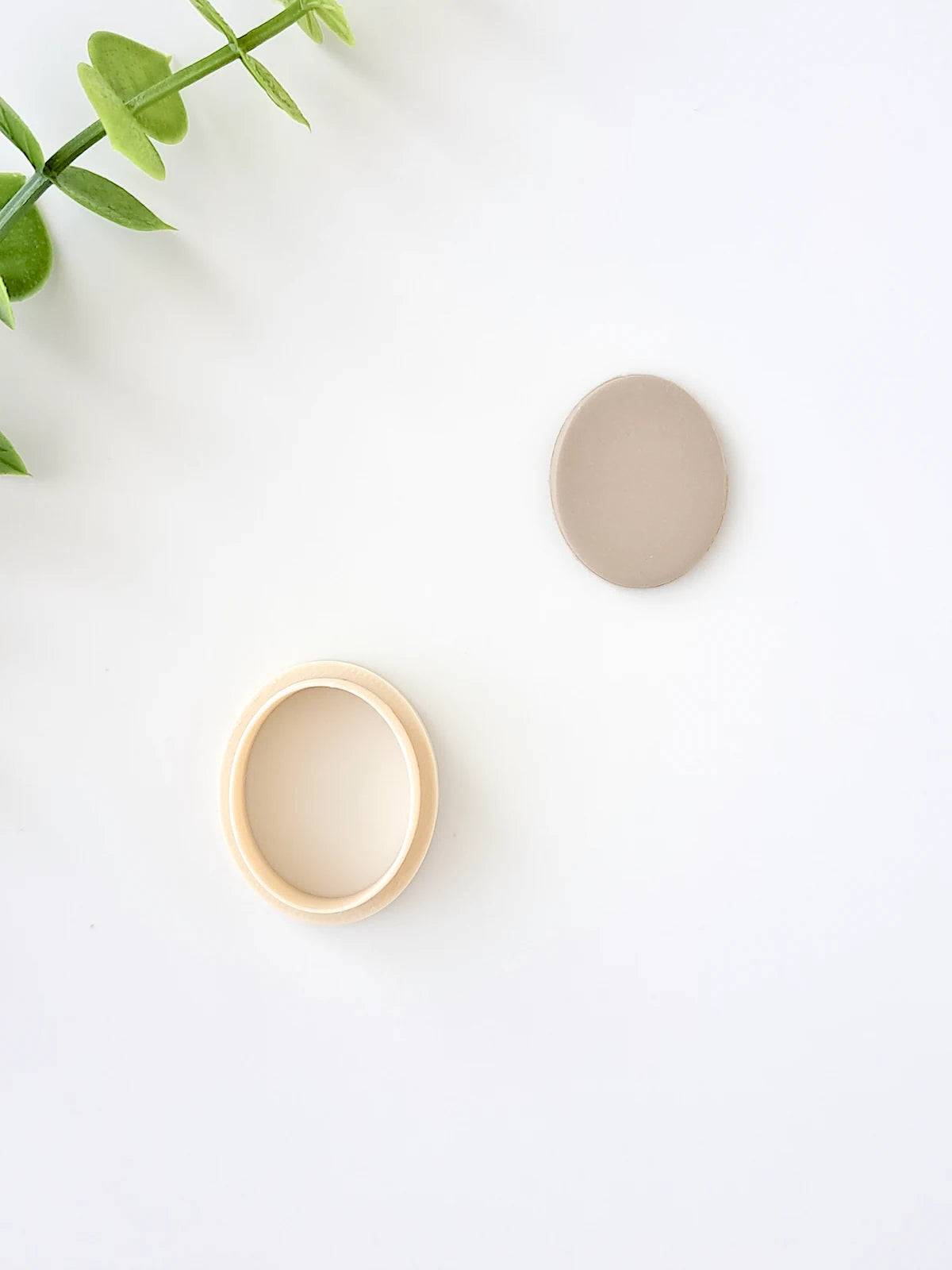 Plump Oval Polymer Clay Cutter