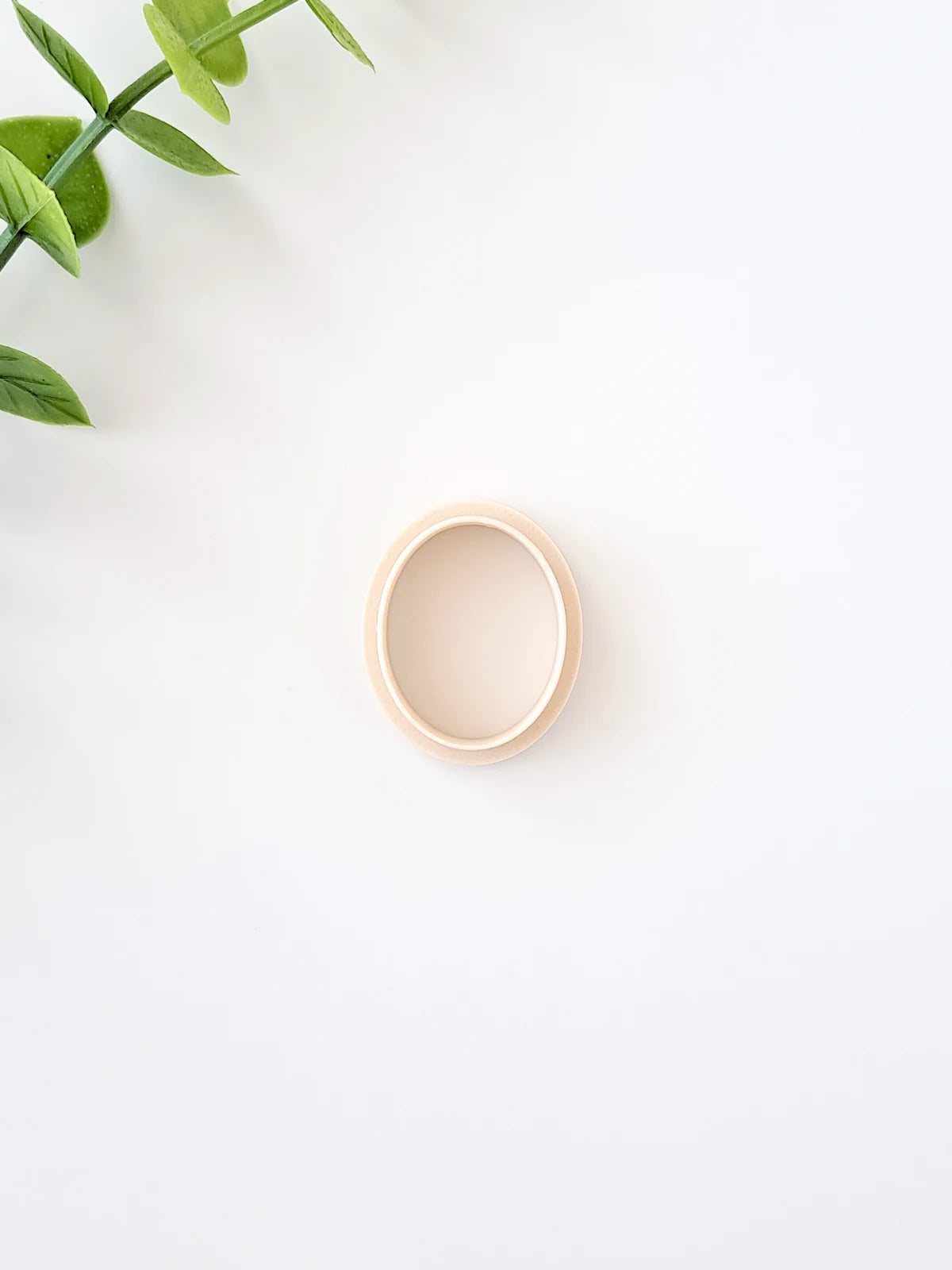 Plump Oval Polymer Clay Cutter