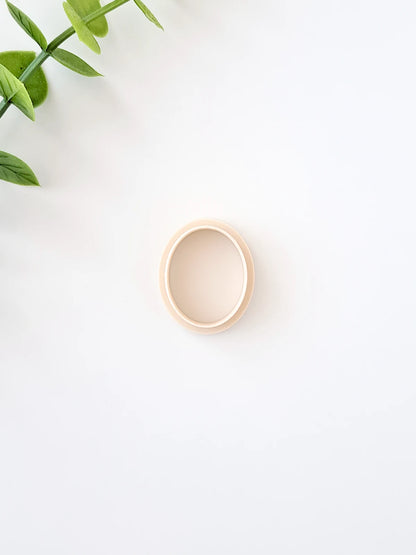 Plump Oval Polymer Clay Cutter