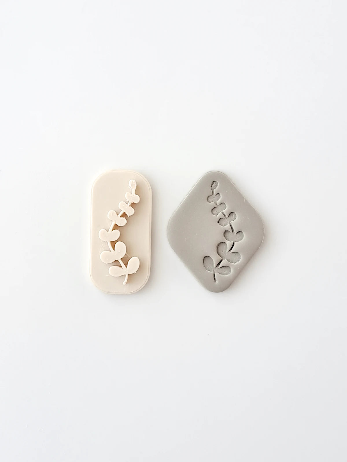 Botanical Polymer Clay Stamp #3