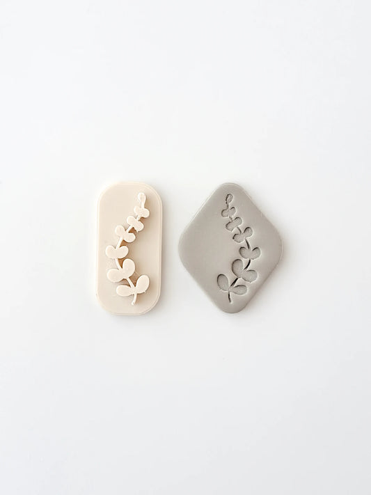 Botanical Polymer Clay Stamp #3