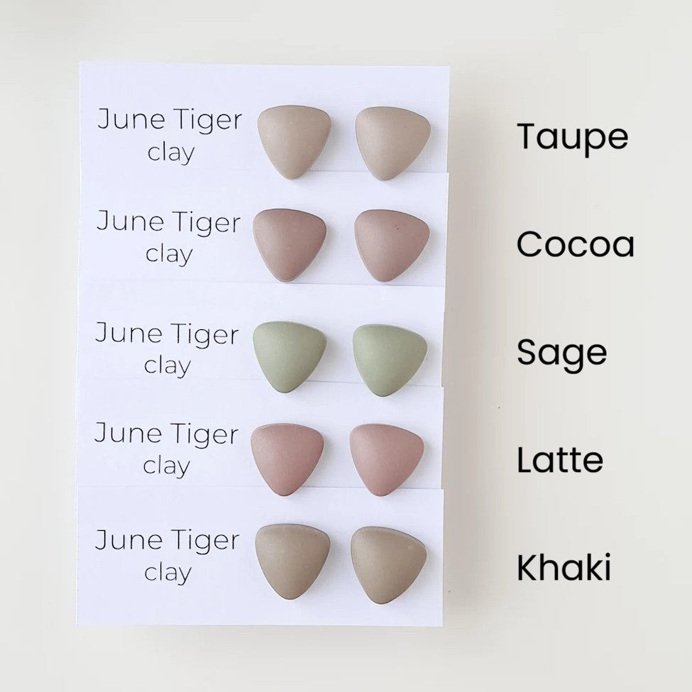 Satin Pebbles Stud Earrings
