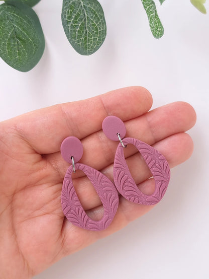 Palm Sunset Statement Earrings