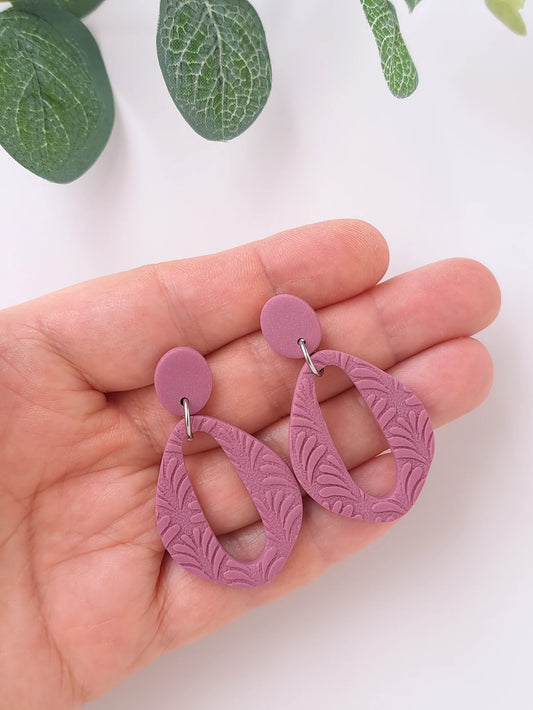 Palm Sunset Statement Earrings