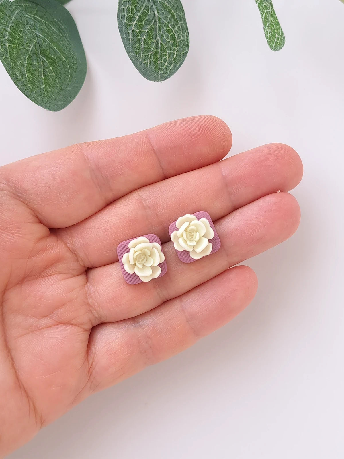 Glow in the Dark Flowers Earrings