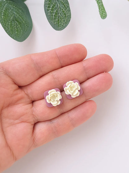 Glow in the Dark Flowers Earrings