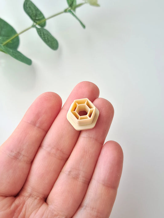 Hexagon Gemstone Polymer Clay Cutter