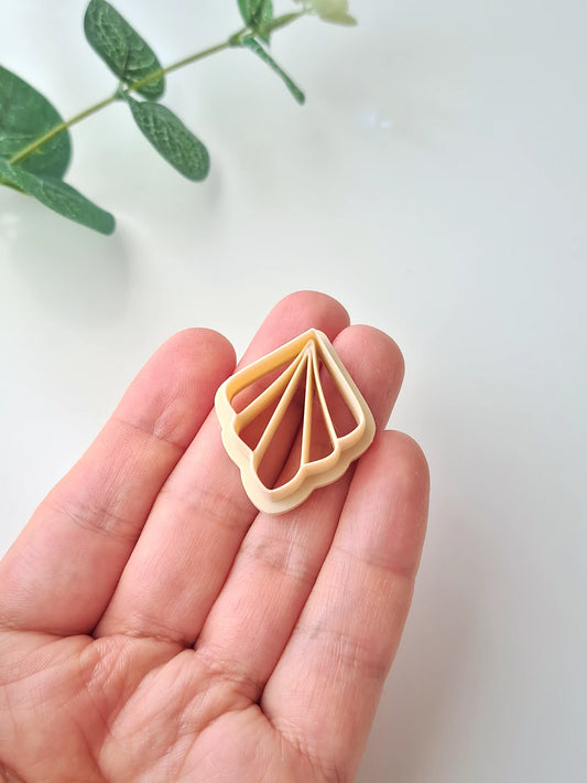 Art Deco Leaf Clay Cutter