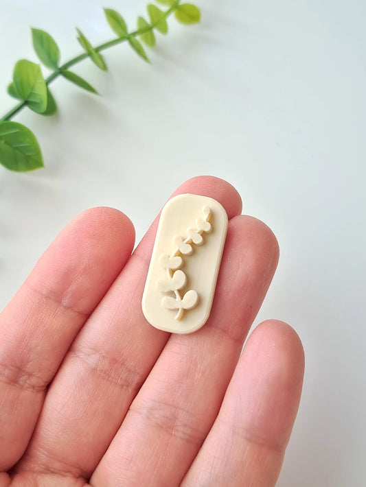 Botanical Polymer Clay Stamp #3