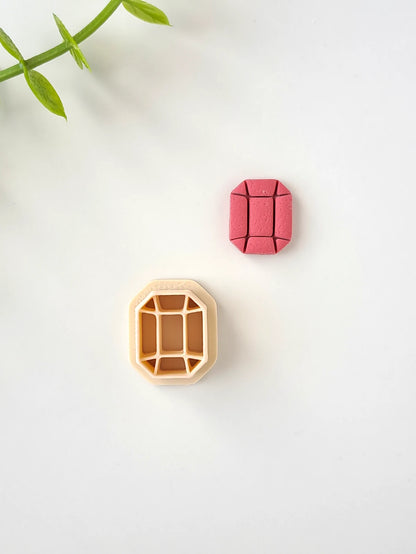 Rectangle Gemstone Clay Cutter