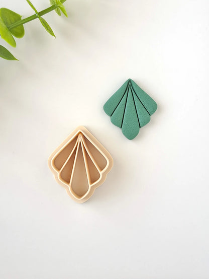 Art Deco Leaf Clay Cutter