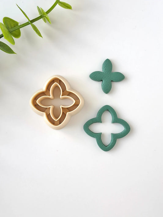 Double Layer Floral Clay Cutter