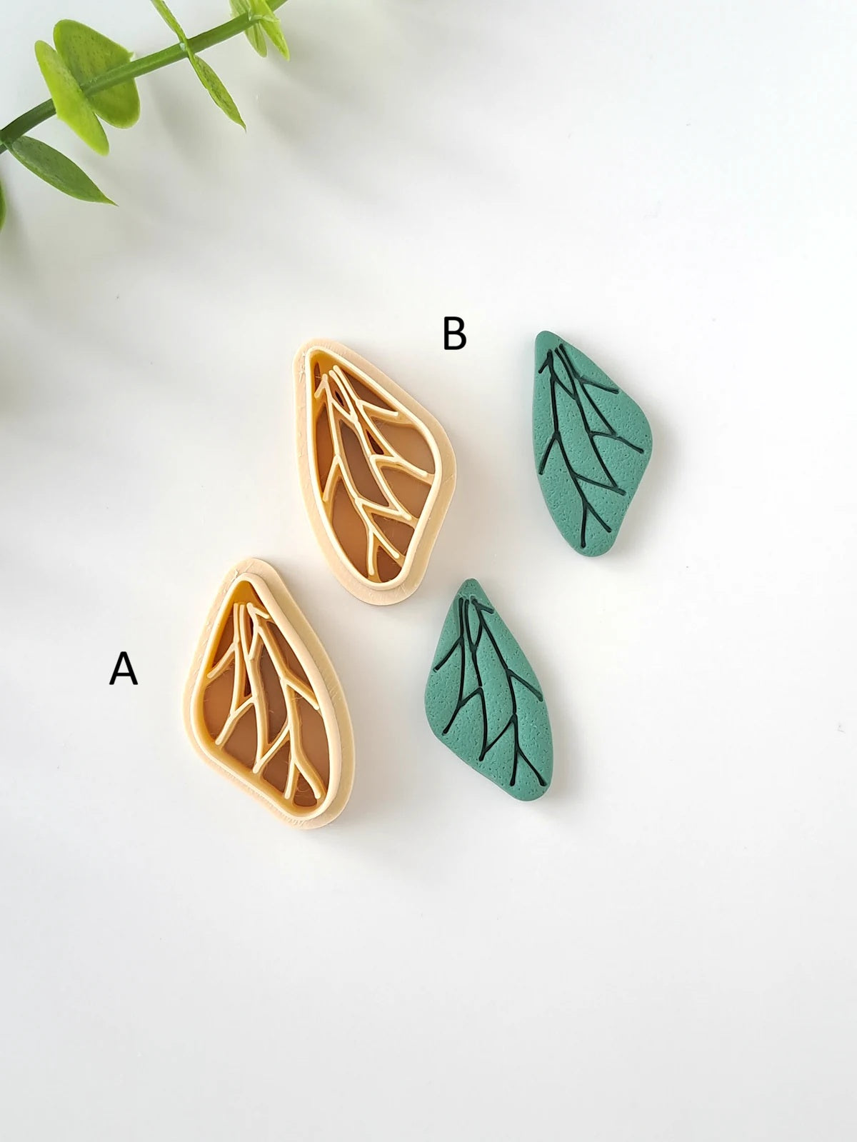 Butterfly Wing Clay Cutters (Mirrored Set)
