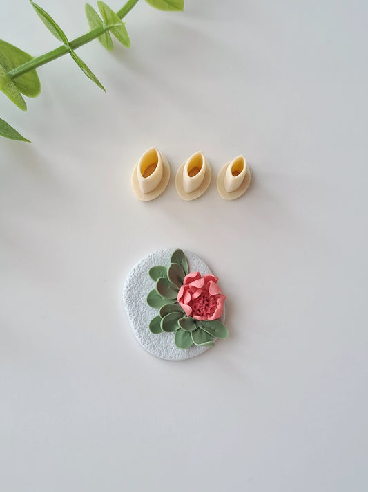 Slim Leaf Micro Clay Cutter Set