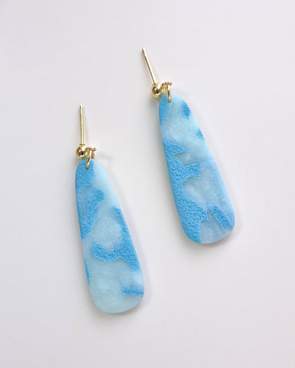 Blue Sky Long Drop Earrings
