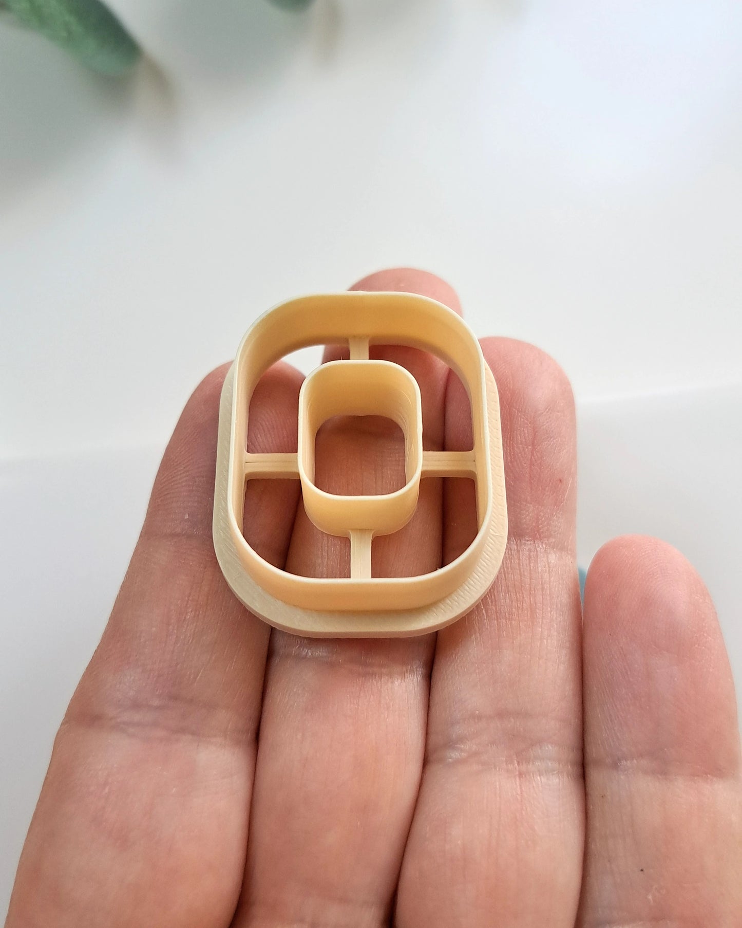 Rectangle Donut Clay Cutter, 3-in-1 Jewelry Making Tool