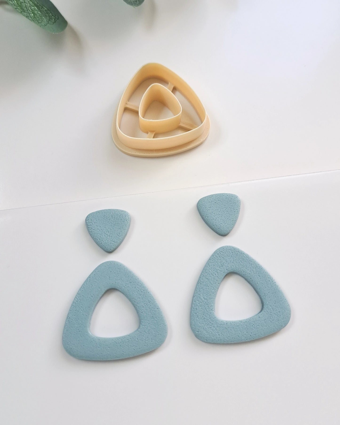 Triangle Donut Clay Cutter, 3-in-1 Jewelry Making Tool