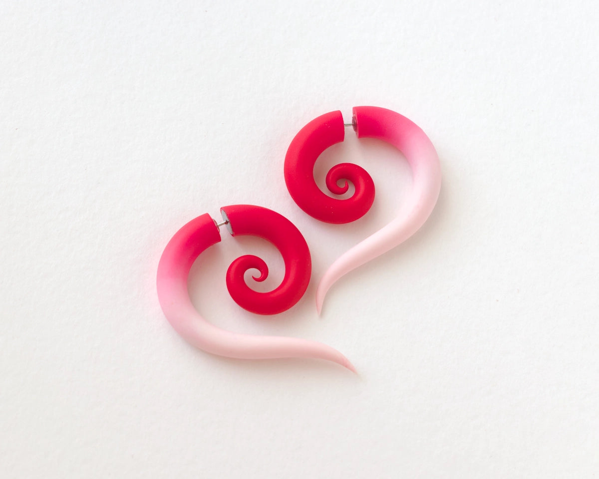 Red White Faux Gauges