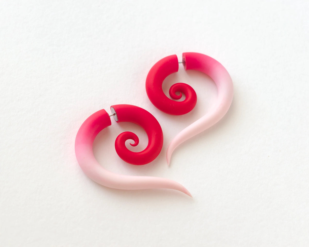 Red White Faux Gauges