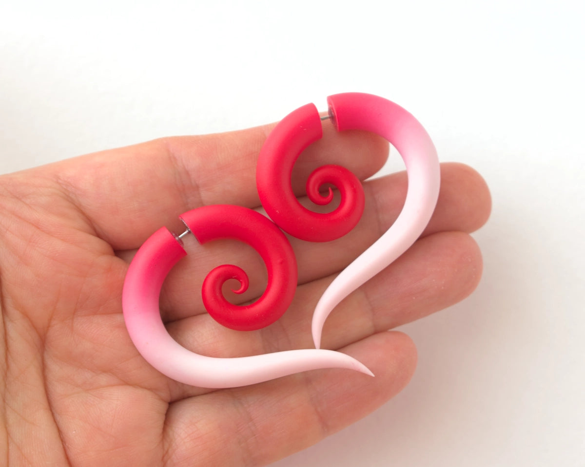 Red White Faux Gauges