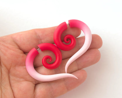 Red White Faux Gauges