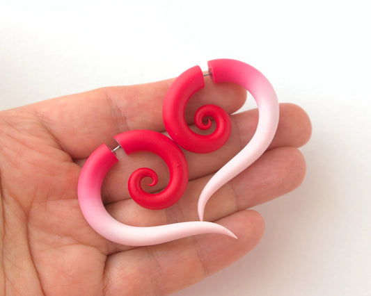 Red White Faux Gauges