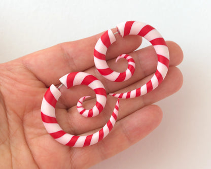 Candy Cane Fake Gauges