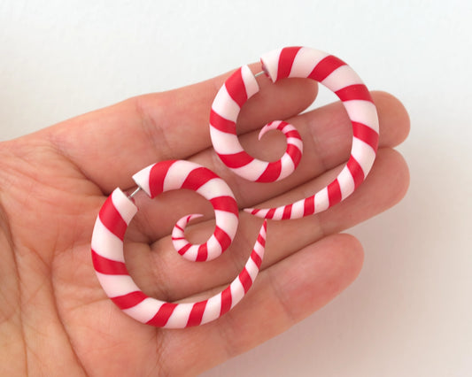 Candy Cane Fake Gauges