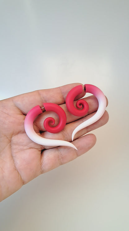 Red White Faux Gauges
